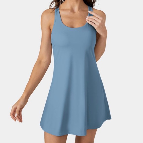 HALARA Dresses & Skirts - Active Dress with Racerback Cutout detail